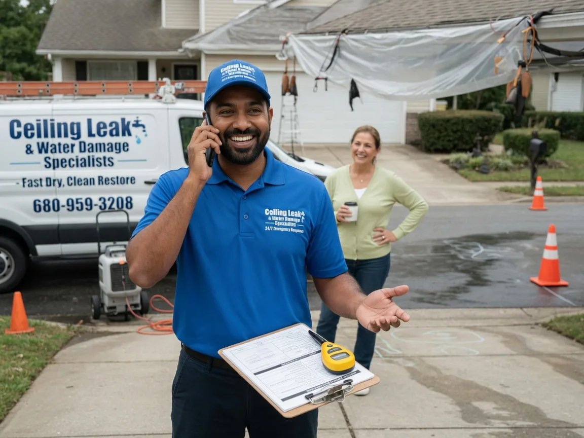 Ceiling Leak Cleanup Geneseo, KS FAQs